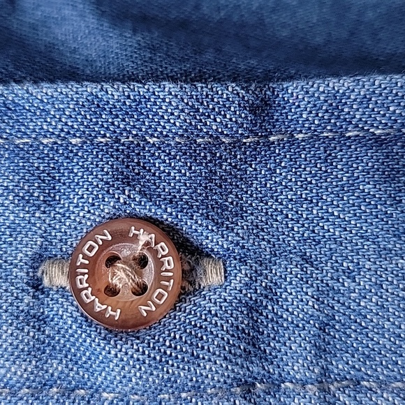 Harriton 2024 StreetRod Nationals 55th Annual Short Sleeve Denim Shirt LG - Picture 3 of 8